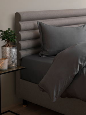 Bambu Påslakan Grå Dubbeltäcke 225x220 Tempur