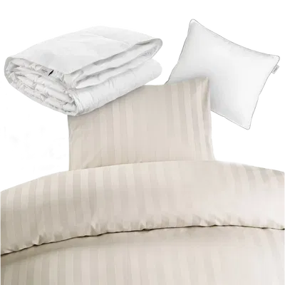 Hotellpaket Champagne Standard - Täcke, kudde och bäddset