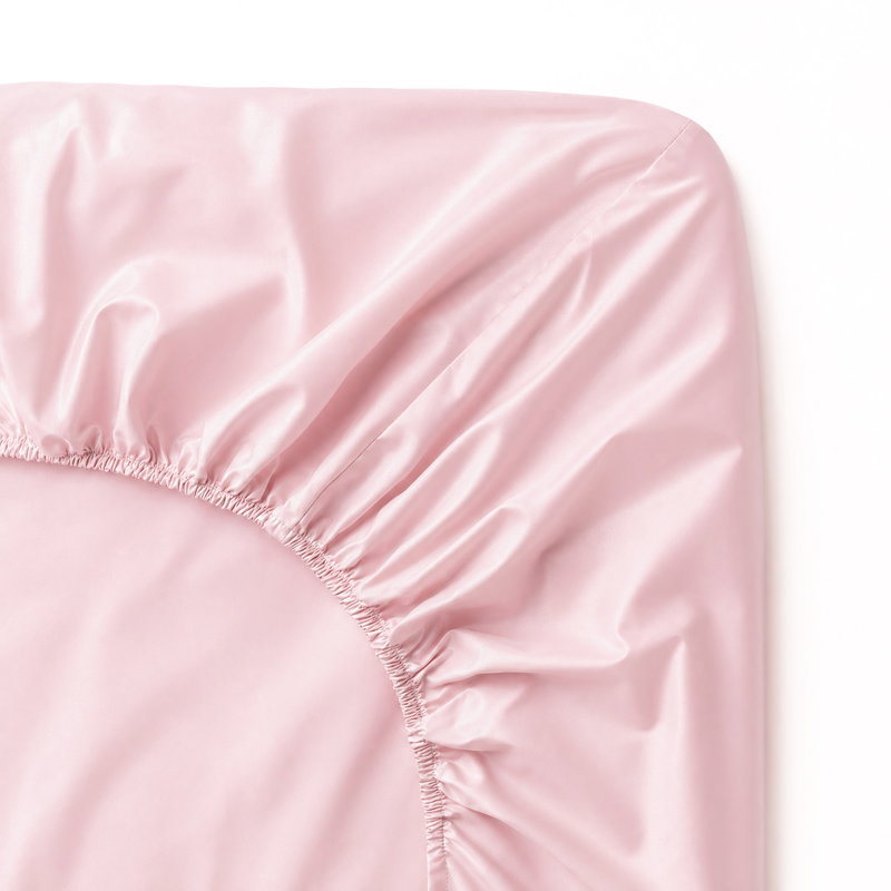 Dra på lakan Rosa Bambu 90x200 Björk®