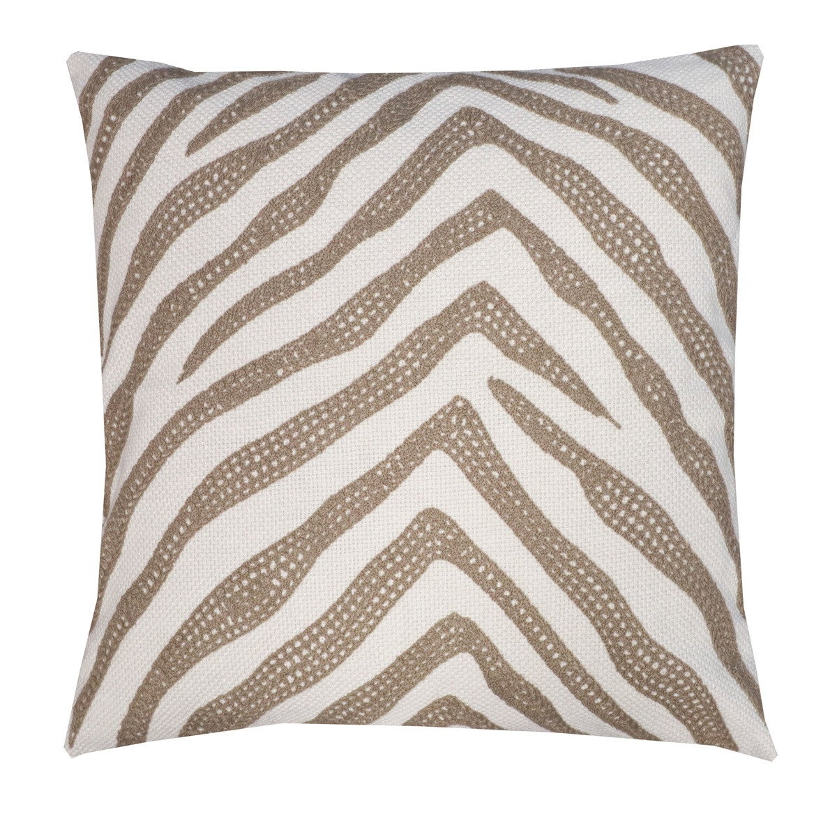 Hank Beige Zebra Kuddfodral 45x45 Redlunds