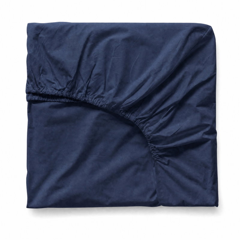 Dra på Lakan Marinblå 90x200 Björk®