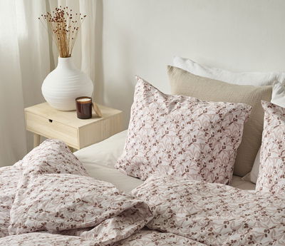 Havtorn Persika Bäddset Enkeltäcke 150x210 Borganäs of Sweden