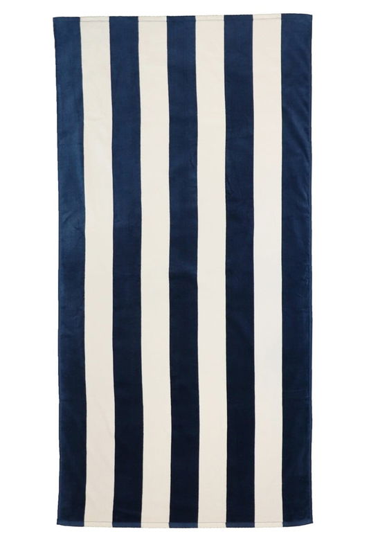 Badlakan Happy Stripe Marin Beachfrotté 80x160 Redlunds Badlakan Happy Stripe Marin Beachfrotté 80x160 Redlunds