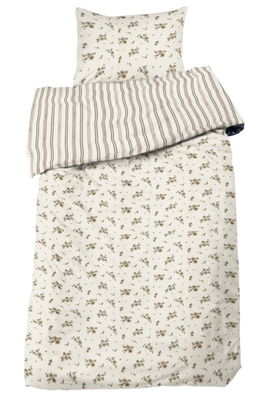 Stina Mullvad Blommor Bäckebölja Bäddset Enkeltäcke 150x210 Redlunds