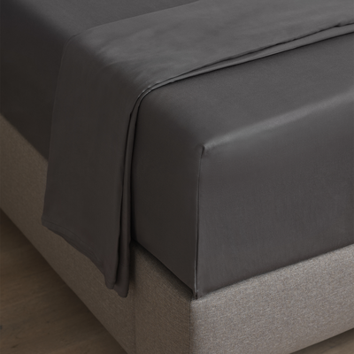 Underlakan Bambu Grå Enkelsäng 180x270 Tempur