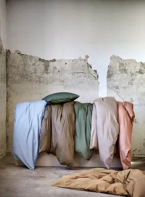 Harmoni Satin Ljusblå Bäddset Enkeltäcke 150x210 Höie