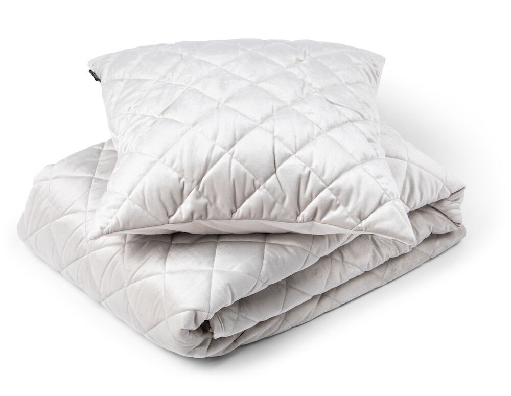 Kuddfodral Sammet Sand 50x50 Kosta Linnewäfveri