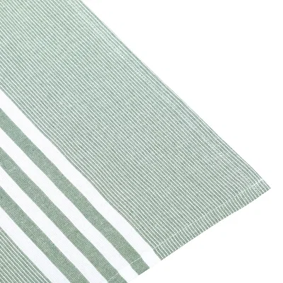 Kökshandduk Linnea Grön/Vit 50x70 4-pack Classic Textile