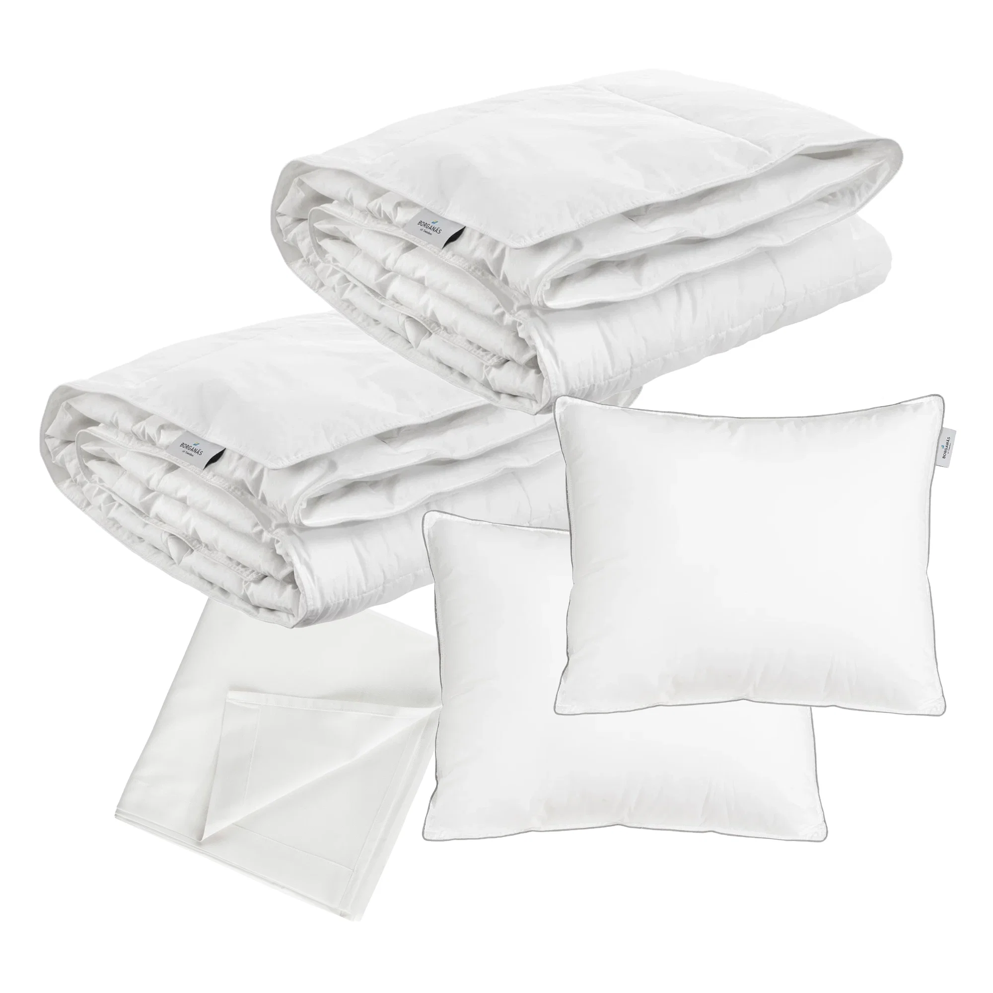 Dubbelsäng Paket Deluxe med Låg Kudde