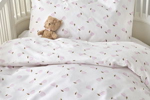 Päron Rosa Barn SpjälsängBäddset 100x130 Borganäs of Sweden