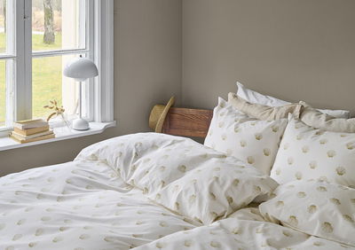 Havsbris Gul Bäddset Enkeltäcke 150x210 Borganäs of Sweden