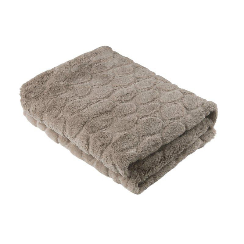 Sense Beige Pläd 120x150 Fondaco