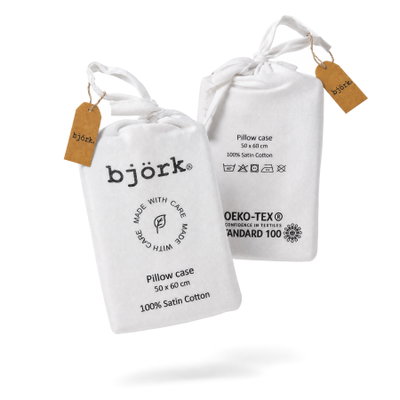 Örngott Vit Satin 50x60 Björk®