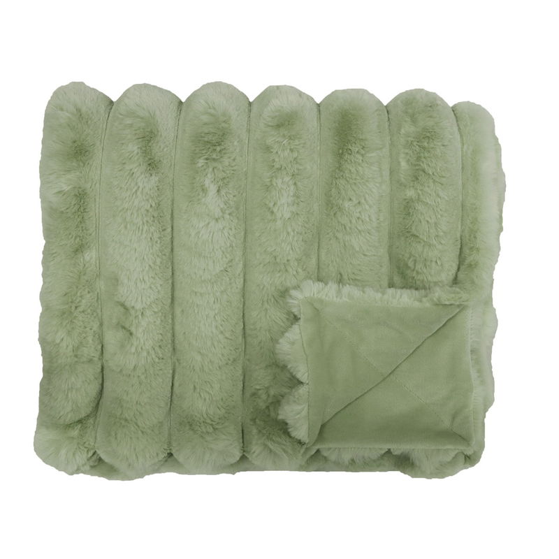 Brooklyn Ljusgrön Pläd 130x170 Redlunds