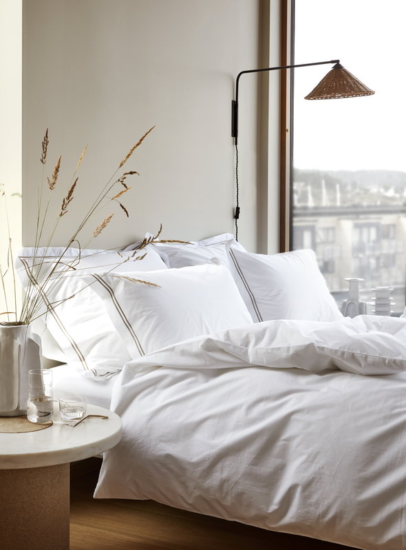 Paris Percale Vit Bäddset 150x210 Höie