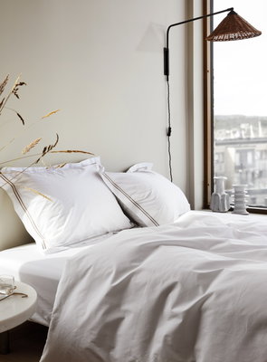 Paris Percale Vit Bäddset 150x210 Höie