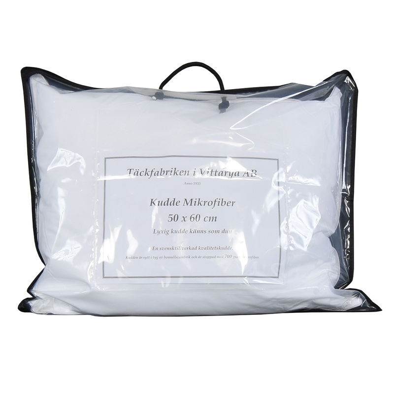 Kudde Microfiber Låg 700g 50x60 Täckfabriken Kudde Microfiber Låg 700g 50x60 Täckfabriken