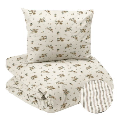 Stina Mullvad Blommor Bäckebölja Bäddset Enkeltäcke 150x210 Redlunds