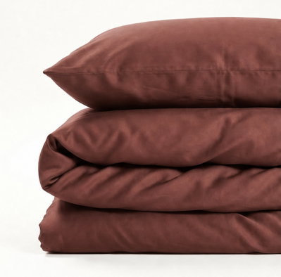 Rost Satin Bäddset Enkeltäcke 150x210 Björk®
