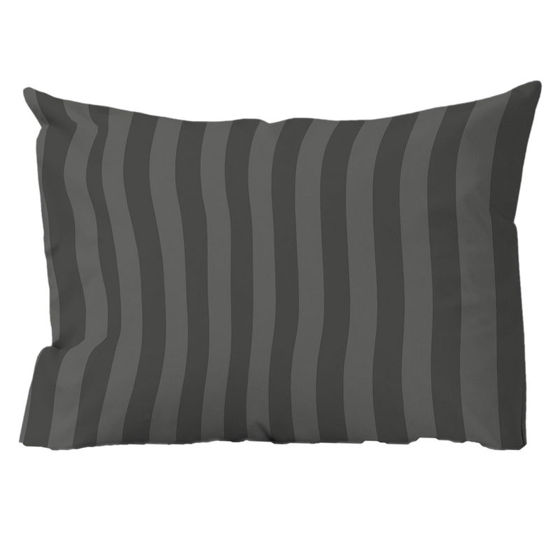 Mirage Satin Örngott Mörkgrå 50x60 Randigt örngott i mjuk bomull satin i färgen mörkgrå. Med måtten 50X60cm.