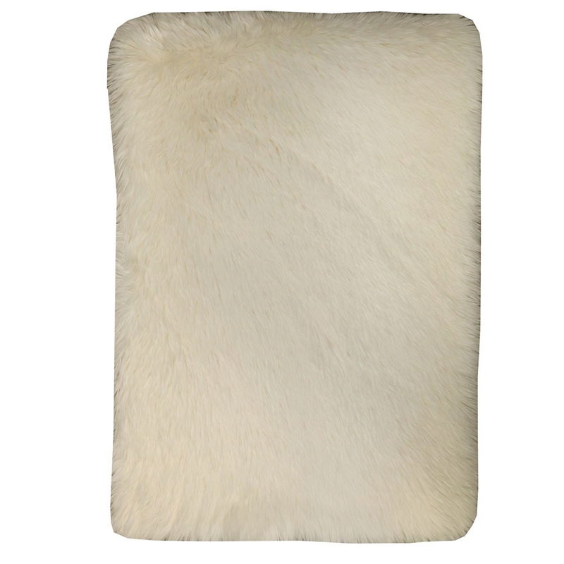 Polar Pläd 130x170 Offwhite Redlunds