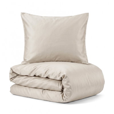 Bambu Bäddset Beige Enkeltäcke 150x210 Björk®