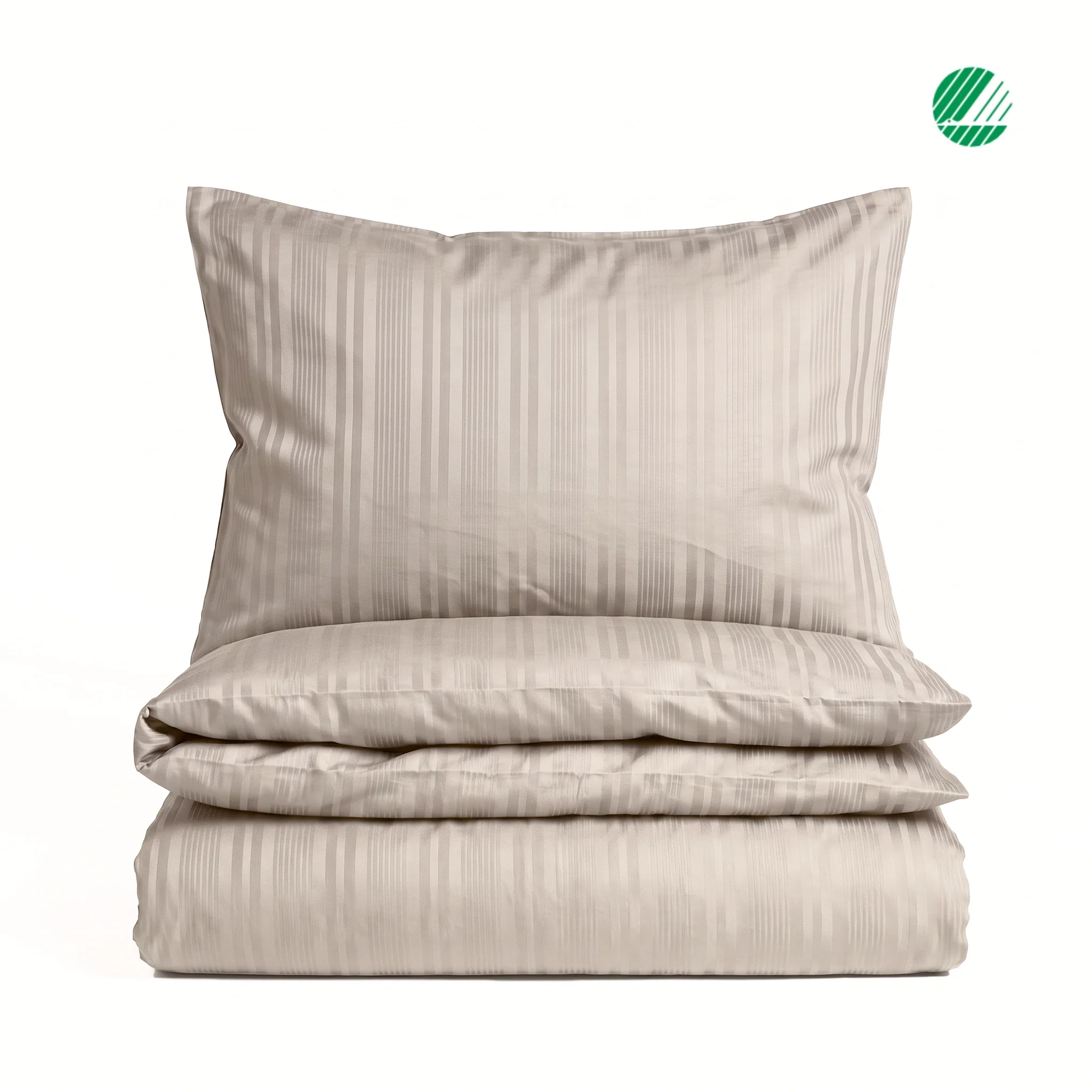 Teddy Satin Beige Bäddset Enkeltäcke 150x210 Classic Textile