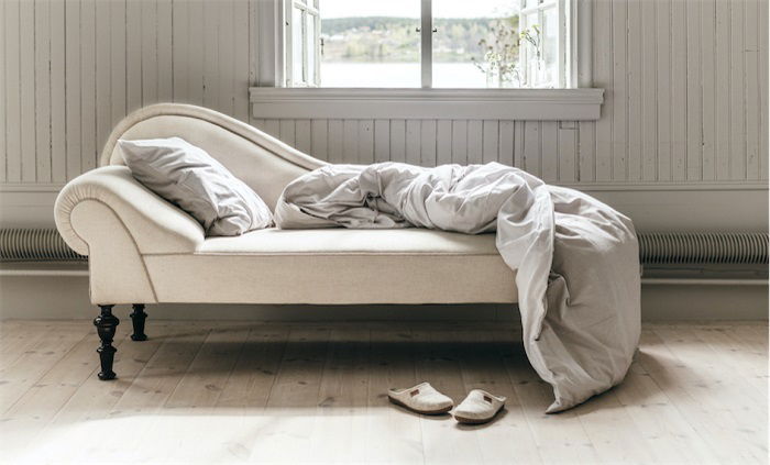 Örngott Runmarö Randigt Chambray Grå/Vit 50x60 Classic Textile 66515