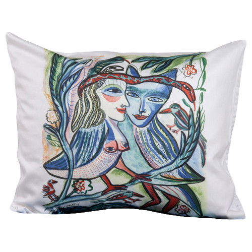 Örngott Turturduvor Satin 50x60 Kosta Linnewäfveri Örngott Turturduvor Satin 50x60 Kosta Linnewäfveri