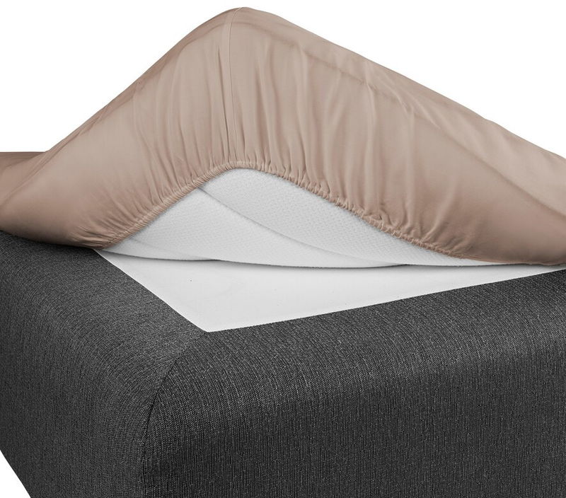 Dra på lakan Brun 120x200 Borganäs of Sweden