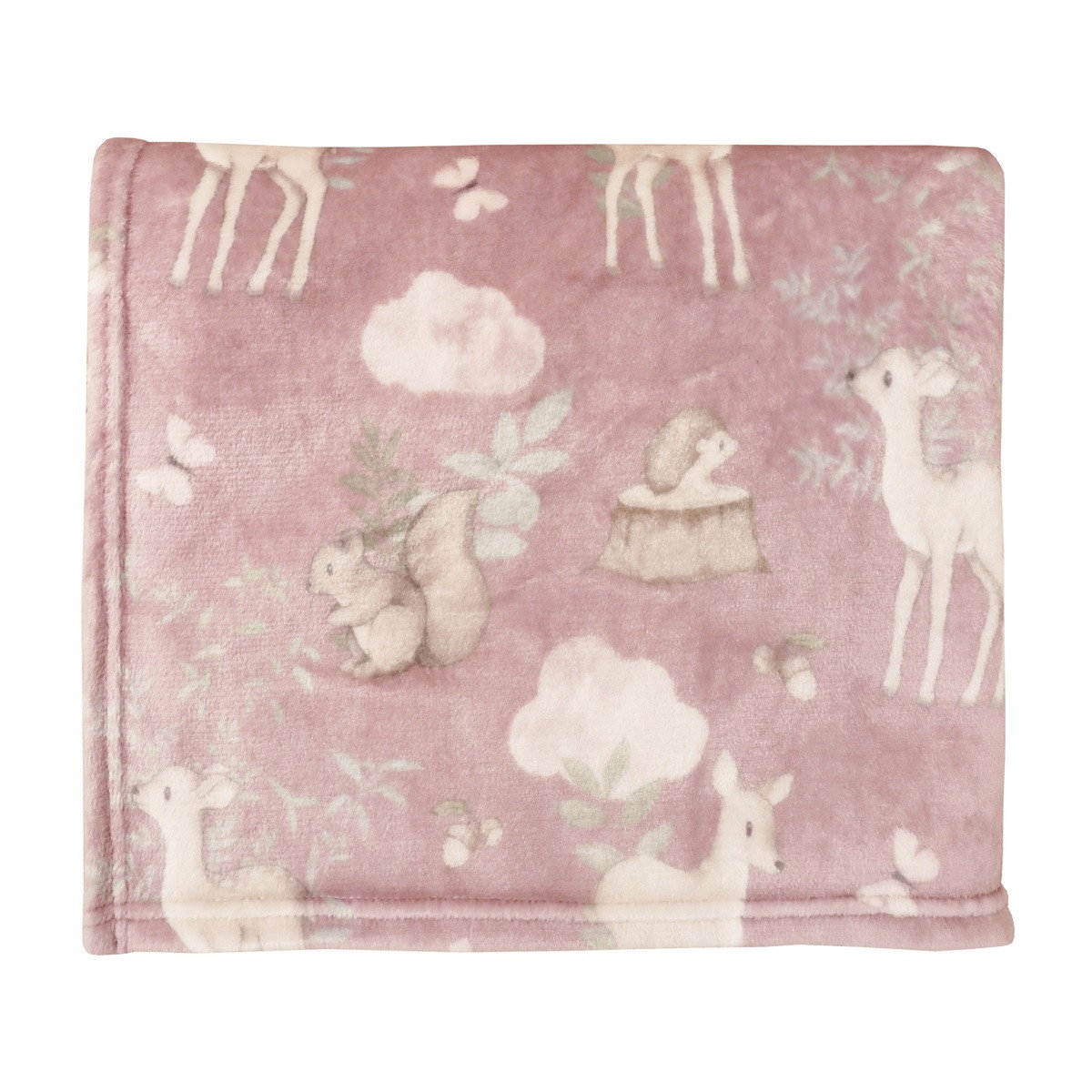 Bambi Ljusrosa Pläd 130x170 Redlunds