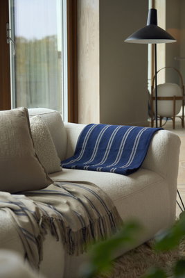 Pläd Vedhall Randig Beige 130x170 cm Lord Nelson