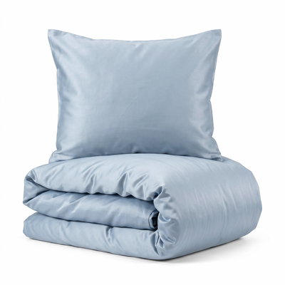 Bambu Bäddset Blå Dubbeltäcke 220x210 Björk®