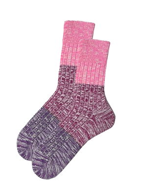 Strumpor Bomull  2-Pack, lila