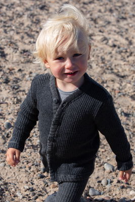 Kofta ull, Koks melange