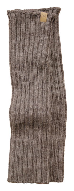 Benvärmare ofärgad ull, Nutmeg