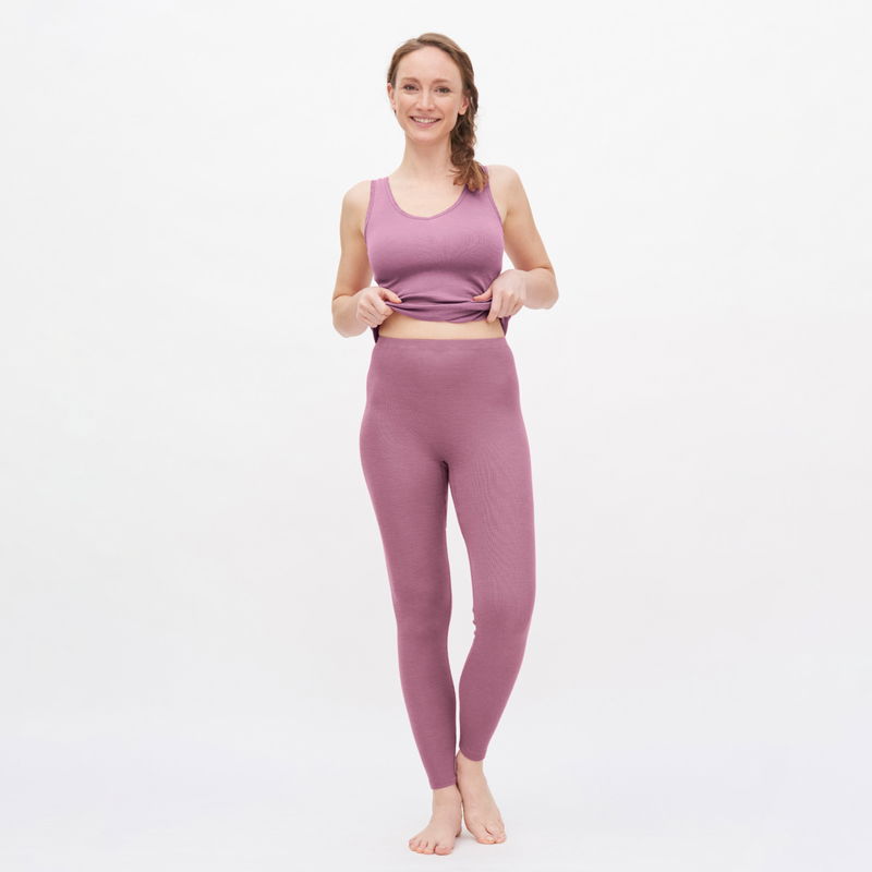 Långkalsong Ull/Siden Dam, Rosa