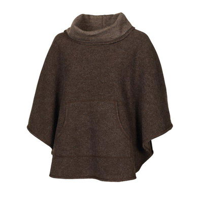 Poncho ull Dam, Chocolate