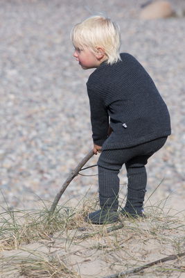 Kofta ull, Koks melange