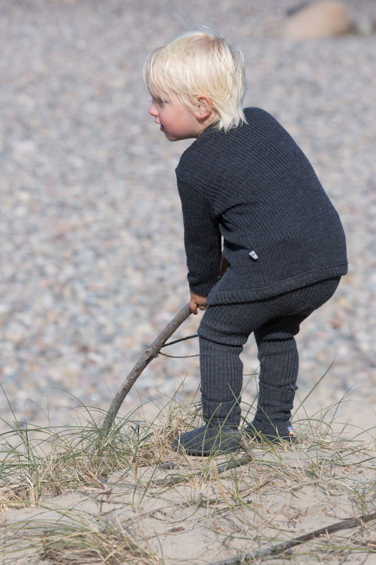 Kofta ull, Koks melange