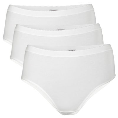 Trosa Bomull, 3 pack vit