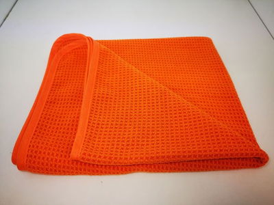 Car Care Products - Orange VÃ¥fflad Torkduk 5-Pack