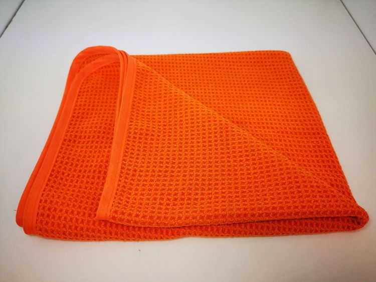 Car Care Products - Orange VÃ¥fflad Torkduk 5-Pack