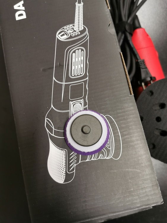 Yellow Medium Foam Pad 1,5" (35/45mm) 5-pack