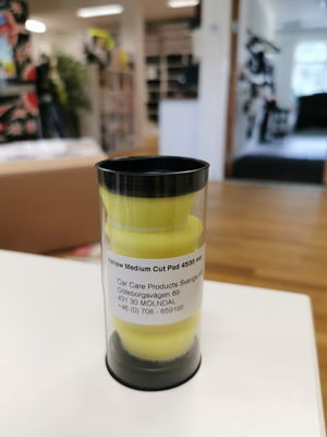 Yellow Medium Foam Pad 1,5" (35/45mm) 5-pack