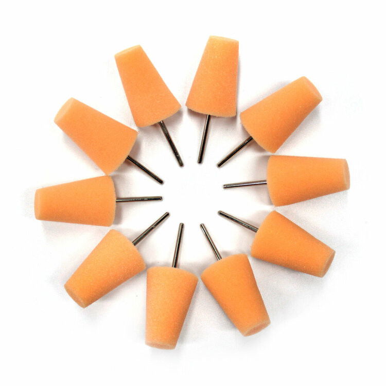 MaxShine Mini Polisher System Accessories Large Orange Polishing Pad (10-Pack)