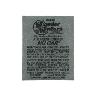 Wonder Wafers Nu Car, Air Fresheners