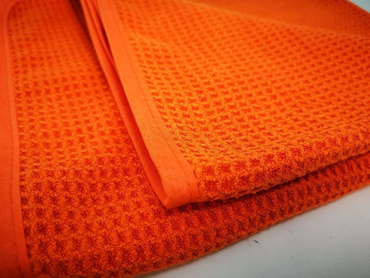 Car Care Products - Orange VÃ¥fflad Torkduk 5-Pack