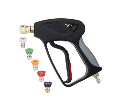 Kort Spolhandtags-Kit (Snabbkopplingar + Munstycken)