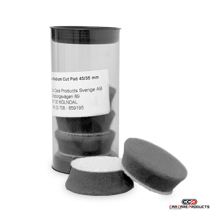 Black Finishing Foam Pad 1,5" (35/45mm) 5-pack